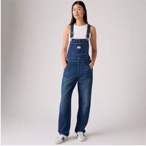 Levi's Women's Vintage Denim Jean Overalls Size Large
